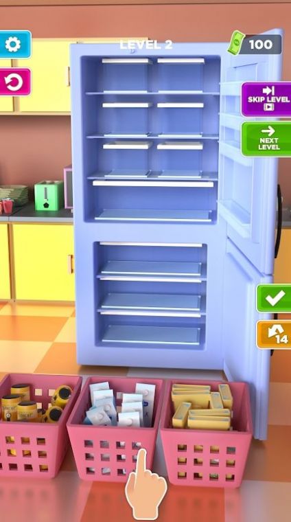 冰箱收纳3D游戏截图