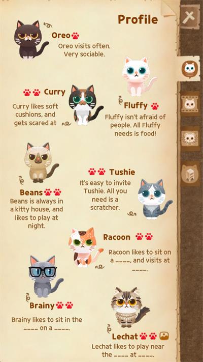 秘密猫咪森林免费中文版游戏截图