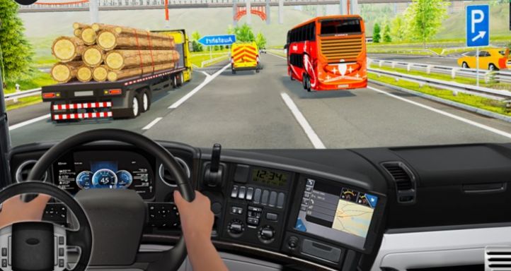 半卡车驾驶模拟器游戏截图
