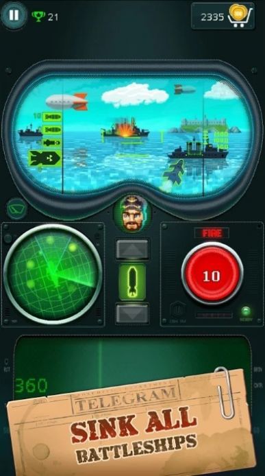 沉没潜艇鱼雷攻击最新版游戏截图