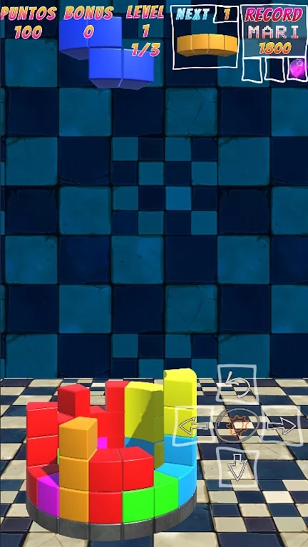 多色线方块收集游戏截图