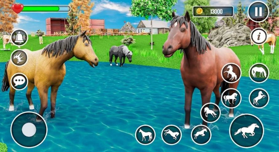 虚拟野马动物模拟器游戏截图