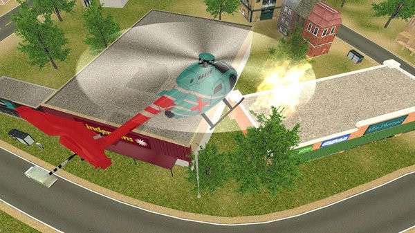 消防直升机模拟救援图2