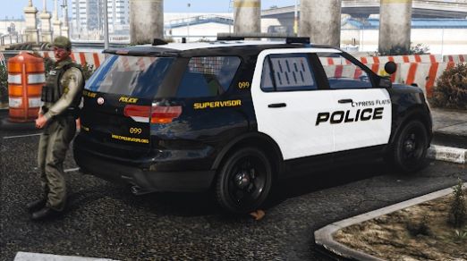 警察追车3D图3