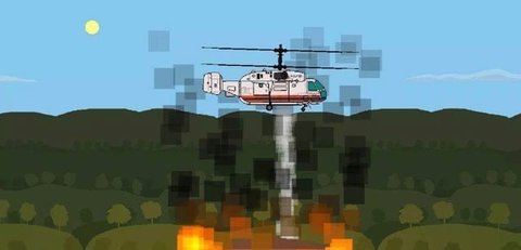 像素直升机模拟器游戏截图