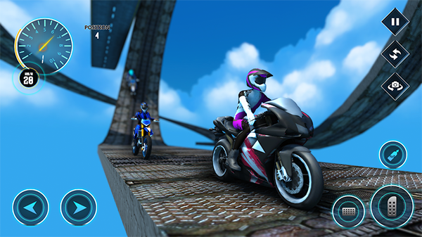 超级坡道摩托车比赛游戏截图
